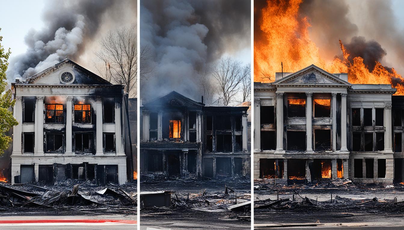 What is primary and secondary fire damage